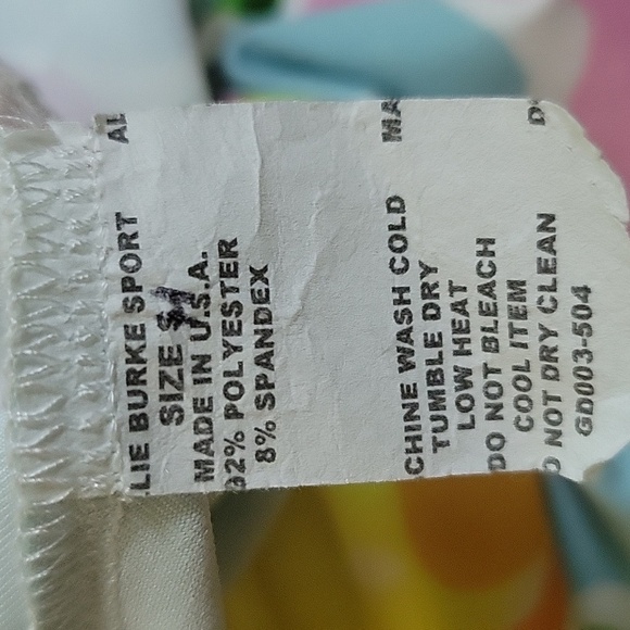 Allie Burke Floral Print Flounce 1/4 Zip Golf Dress Short Size SMALL - Picture 2 of 7